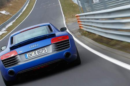 Audi R8 V10 plus 5.2 FSI, Heckansicht