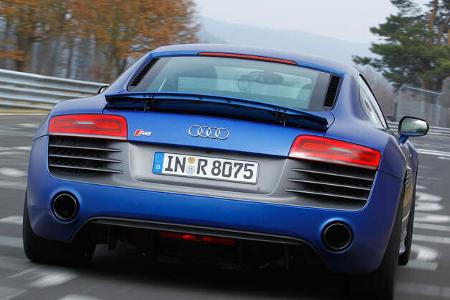 Audi R8 V10 plus 5.2 FSI, Heckansicht