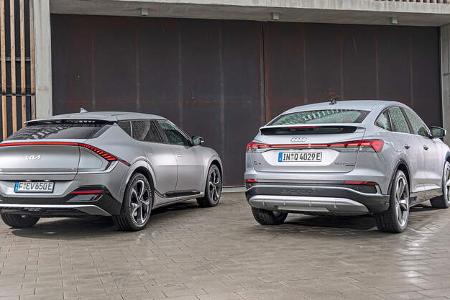 Audi Q4 Sportback 50 e-tron, Kia EV6 AWD
