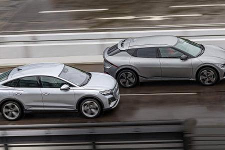 Audi Q4 Sportback 50 e-tron, Kia EV6 AWD