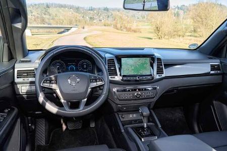 Ssangyong Musso Grand im Zugwagentest - Sapphire-Ausstattung