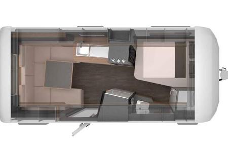 Knaus Azur 500 FU Grundriss