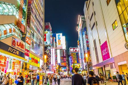 Tokio unter anderem in 