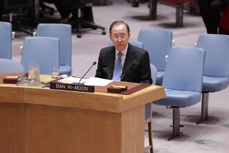Nicht nur Frauen erkennen Handlungsbedarf — der ehemalige Generalsekretär der Vereinten Nationen Ban Ki-moon nimmt alle in die Pflicht: 