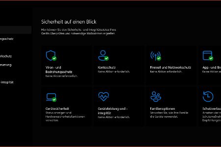Sicherheit auf einen Blick: Alle Schutzfunktionen im Blick – von Virenschutz bis Firewall.