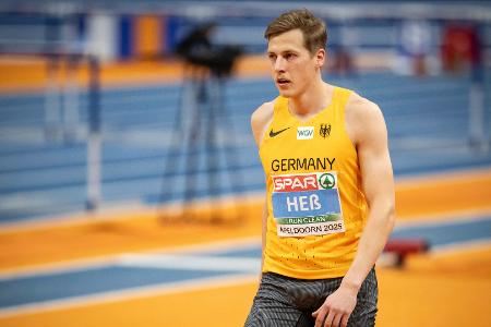 Hallen-EM: Dreispringer Heß holt Silber