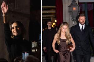 Victoria Beckham in Paris: Familie unterstützt sie - außer Brooklyn