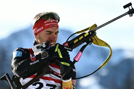 Biathlon: Männerstaffel auf Platz vier