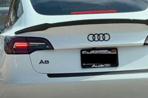 Teslafahrer-Protest mit umgelabelten Modellen