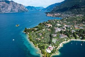 Aerial Views Of Italian Coastlines During Summertime
