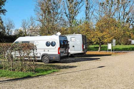Stellplatz in den Steinlach-Auen