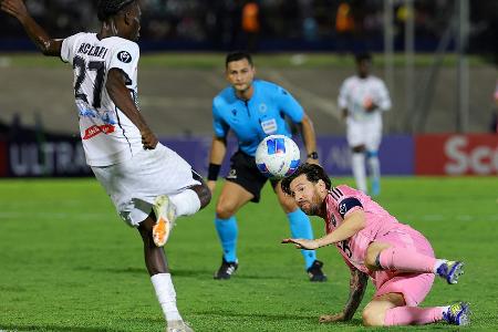 Messis erster Auftritt auf Jamaika: 