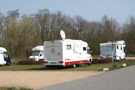 Wohnmobilstellplatz am Seestrand Buchwalde