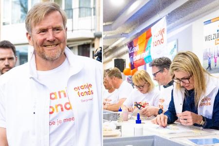 Willem-Alexander und Máxima packen bei Bürgerhaus-Projekt mit an