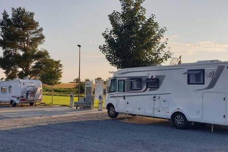 Stellplatz am Sportplatz in Euerbach