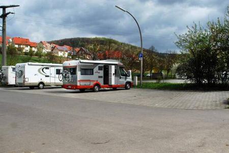 Stellplatz am Festplatz in Ramsthal
