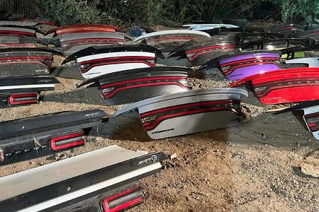 Gestohlene Dodge-Heckverkleidungen