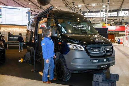 Mercedes Sprinter, Außenfoto, Campingbus, Messe
