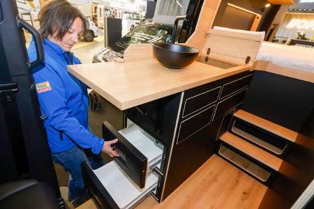 Küche, Campingküche, Schublade