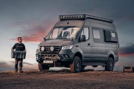 Außenansicht, Mercedes Sprinter, Campingbus