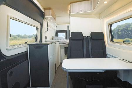 Neuheit Campervan Westfalia James Cook Grundriss