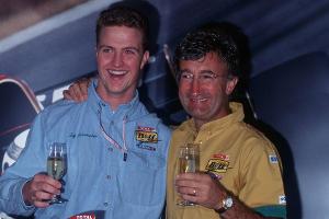 Ralf Schumacher verabschiedet sich von Eddie Jordan