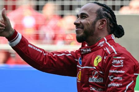 In Rot ganz oben: Hamilton gewinnt Sprint in China
