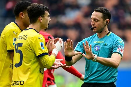 Testphase: Schiedsrichter-Durchsagen in der Coppa Italia