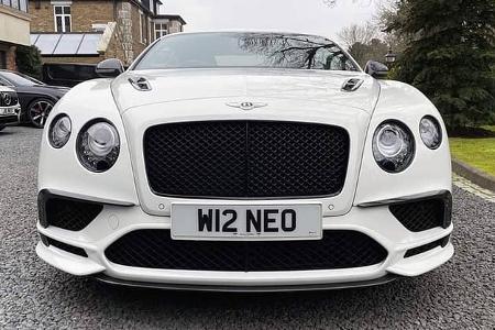 Bentley Continental GT Supersports Harry Kane