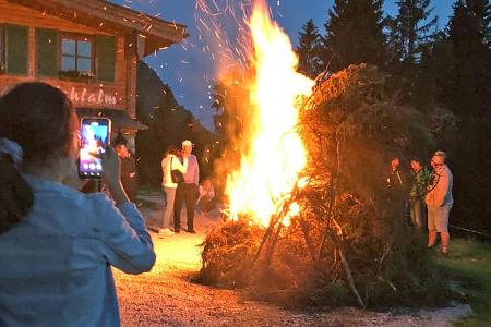 Tirol, Österreich, Campen, Sonnwende