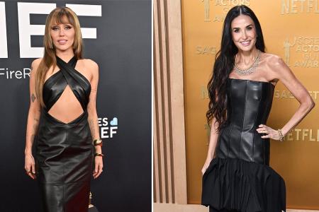 Hingucker: Die coolsten Leder-Looks der Stars