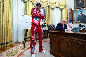 Kein Aprilscherz: Kid Rock besucht Donald Trump im Oval Office