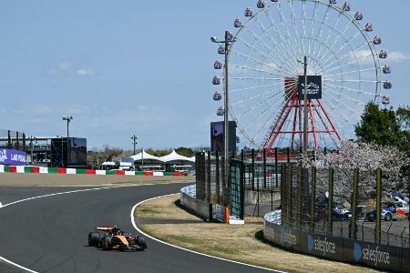McLaren erneut vorne: Norris mit erster Bestzeit in Japan