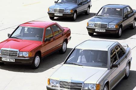 Mercedes W 201 190 E 2,3-16, 190 E, 190 D, 190