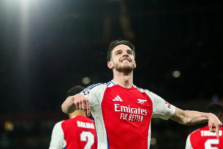 Im Stile Beckhams: Rice versenkt Real