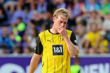 Julian Brandt - Note: 4,0 - Leitete den Ball phasenweise mit klugen Kontakten durchs Mittelfeld. Gehörte technisch zu den besseren Dortmundern und konnte das Pressing von Barca so manchmal aushebeln. Ließ nach den Gegentore im zweiten Durchgang allerdings stark nach. Sein schlechter Rückpass leitete sogar noch das 0:4 ein.