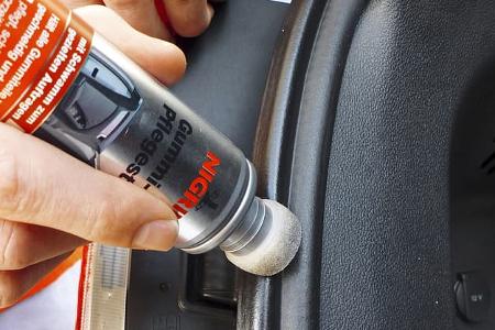 Reinigung und Pflege Gummidichtung