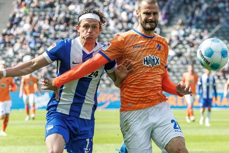 Siegesserie gerissen: Hertha holt Punkt gegen Darmstadt