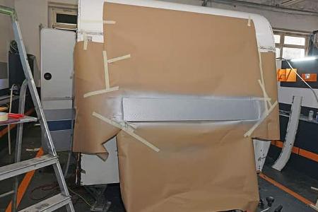 Wasserschaden am Caravan reparieren