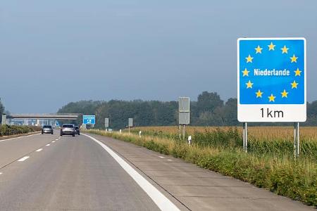 Niederlande Autobahn Grenze