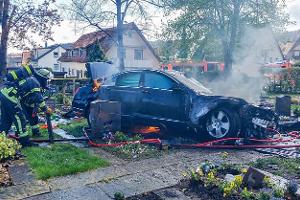 Mercedes S-Klase Unfall Friedhof
