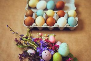Spinat, Kurkuma und mehr: Ostereier natürlich färben