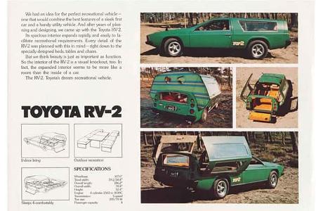 Toyota RV-2 (1972) Camper-Studie Tokyo Motor Show