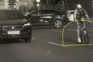 Radfahrer Radarfalle