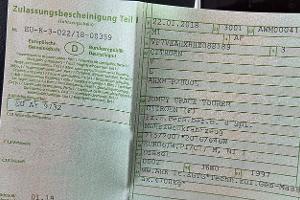 Zulassungsbescheinigung Teil 1