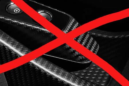 Carbon Kohlefaser Verbot