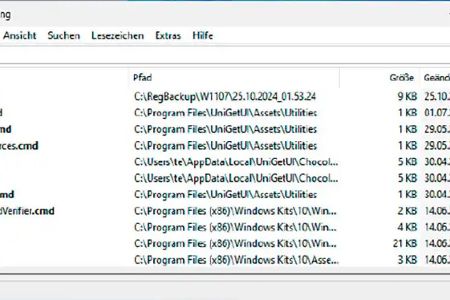 Dateien blitzschnell finden: Das Tool Everything liefert bei der Suche nach Dateien und Ordnern sofort Ergebnisse – und erkennt neue Inhalte nahezu in Echtzeit.