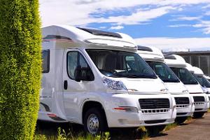 Wohnmobil beim Händler