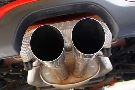 Mini John Cooper Works Cabriolet, Auspuff