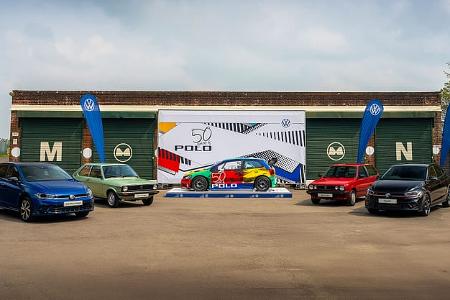 VW Polo R World Rallycross Harlekin-Lackierung